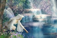 Fairies Amazing,fairy, Artwork, Fantasy, Full Hd Wallpapers,mobile - Fairy Near A Waterfall ...